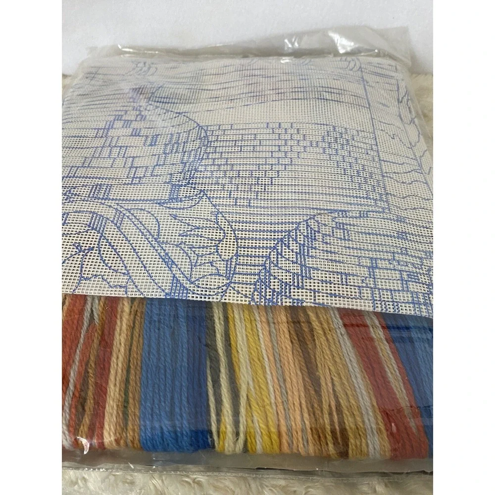 Monarch Horizons‎ Indian Tapestry Needlepoint Kit VTG 1983 New Sealed Pack